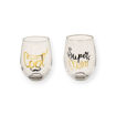 Picture of DRINKING GLAS SUPER MOM&COOL DADDY SET X2